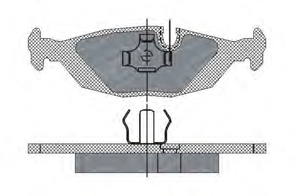 Колодки тормозные дисковые