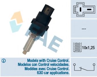 Выключатель фонаря сигнала торможения - FAE 24720