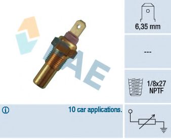 Датчик температуры охлаждающей жидкости - FAE 31270