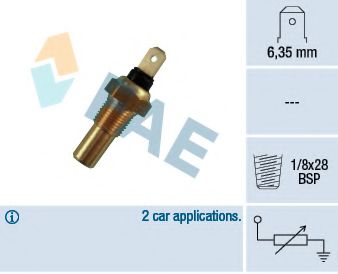 Датчик температуры охлаждающей жидкости - FAE 31670