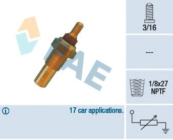 Датчик температуры охлаждающей жидкости - FAE 32020