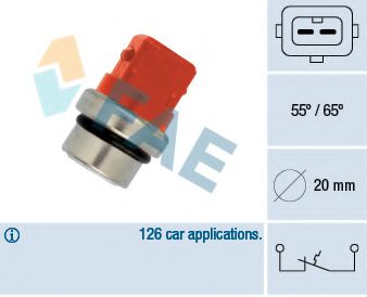 Термовыключатель сигнальной лампы охлаждающей жидкости - FAE 35320