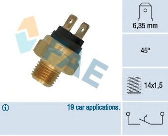 Термовыключатель сигнальной лампы охлаждающей жидкости - FAE 35500