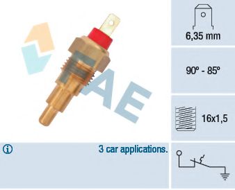 Термовыключатель вентилятора радиатора - FAE 37620