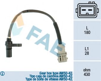 Датчик положения коленчатого вала - FAE 79125