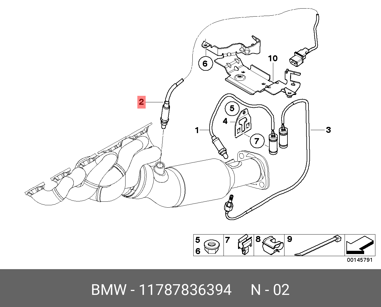 Лямбда-зонд - BMW 11 78 7 836 394