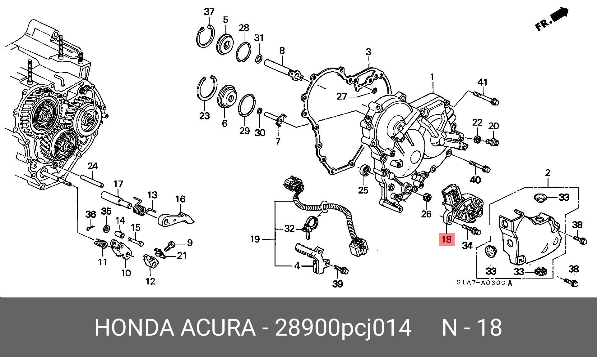 Датчик положения - Honda 28900-PCJ-014