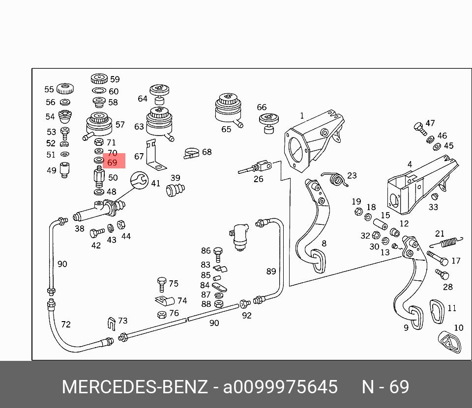 Колодки тормозные дисковые - Mercedes A 009 997 56 45