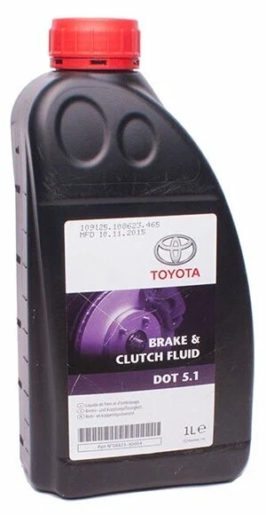 Dot-5.1 Жидкость тормозная Brake & Clutch Fluid , 1л ( 0888200291 ) - Toyota 08823-80004