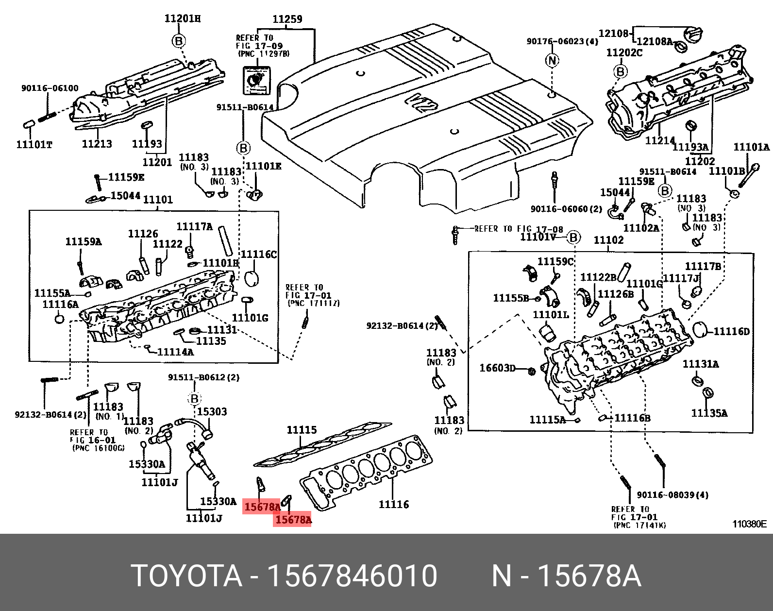 Сетка-фильтр для клапана vvt-i - Toyota 15678-46010