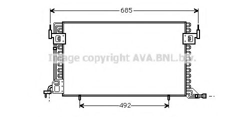 Конденсатор кондиционера - AVA CN 5100