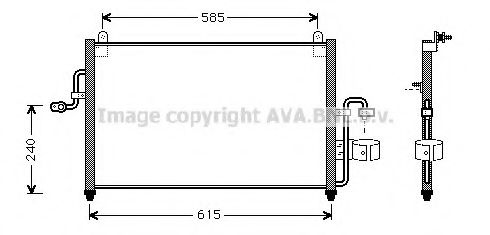 Конденсатор кондиционера - AVA DW 5011