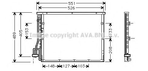 Конденсатор кондиционера - AVA BW 5148
