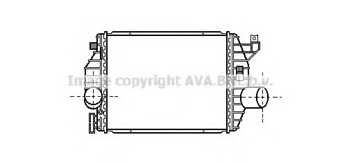 Радиатора интеркулера - AVA MS 4223
