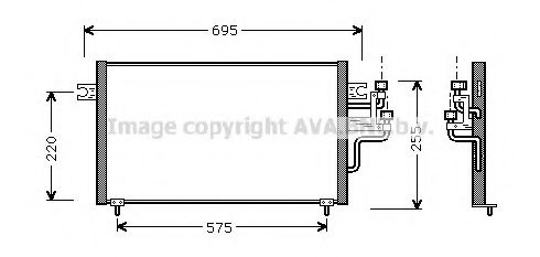 Конденсатор кондиционера - AVA MT 5119