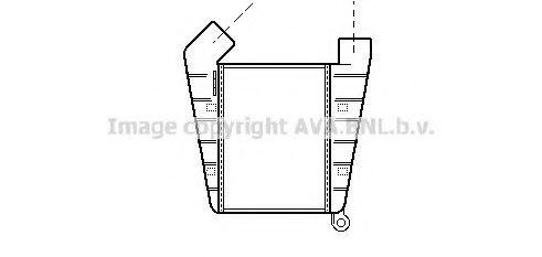 Радиатора интеркулера - AVA OL 4204