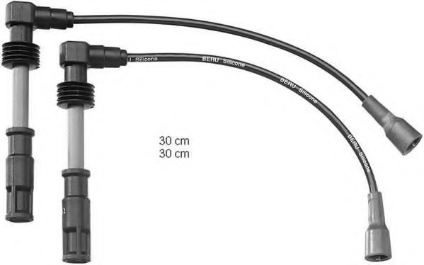 Провода высоковольтные (комплект) - Beru ZEF1367