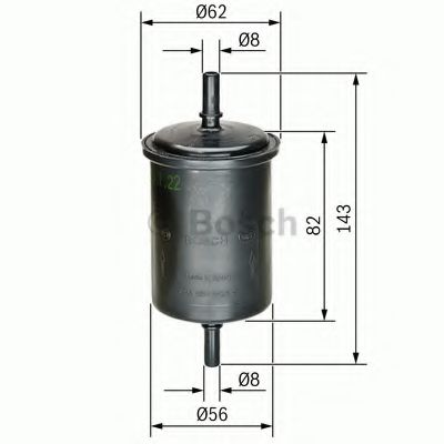 Фильтр топливный - Bosch 0 450 902 161