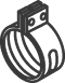 Хомут глушителя MB - Dinex 50827