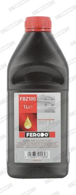 Жидкость тормозная dot5.1 1.0l ferodo - Ferodo FBZ100