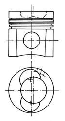 Поршнекомплект MAN d0824/0826 - Kolbenschmidt 93 137 600