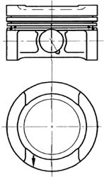 Поршень ADP audi 81,01 - Kolbenschmidt 94 503 700