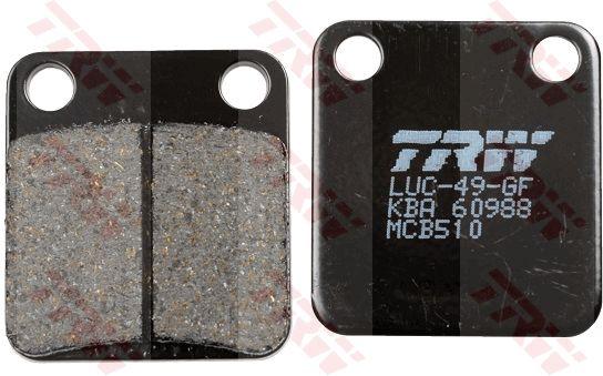 Снят с производства Колодки тормозные дисковые для мотоциклов - TRW MCB510