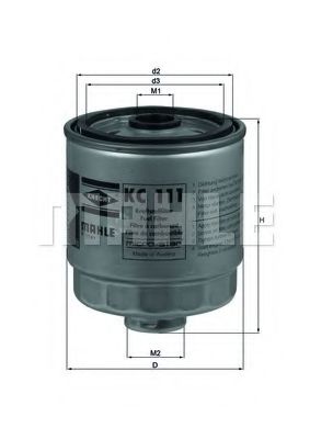 Фильтр топливный - Knecht KC 111