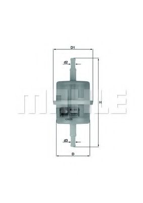 Фильтр топливный - Knecht KL 63 OF