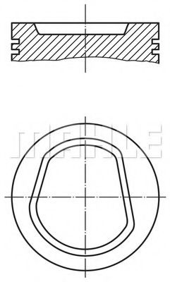 Поршнекомплект - Mahle 030 67 02