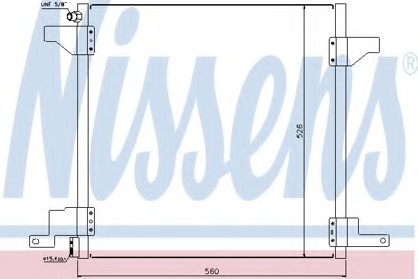 Конденсатор кондиционера - Nissens 94390