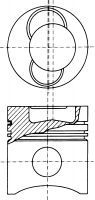 Поршень MAN d0826 D=108.00mm - Nural 87-285900-10