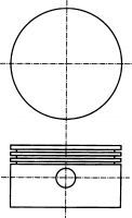 Поршень westinghouse 75.5 compressor - Nural 87-990707-00