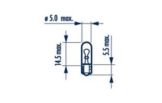 Лампа W12W 24V W2X46d HCV