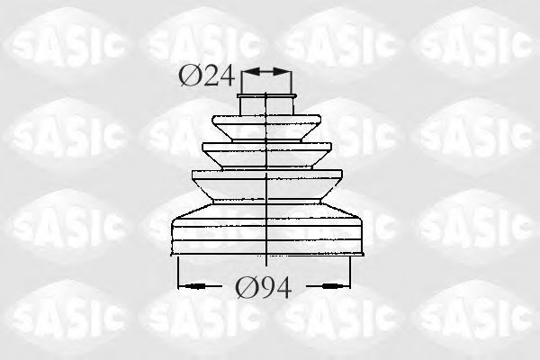 Деталь РТИ - Sasic 2873493