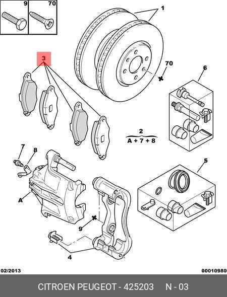 Колодки тормозные дисковые | перед | - Citroen/Peugeot 4252.03