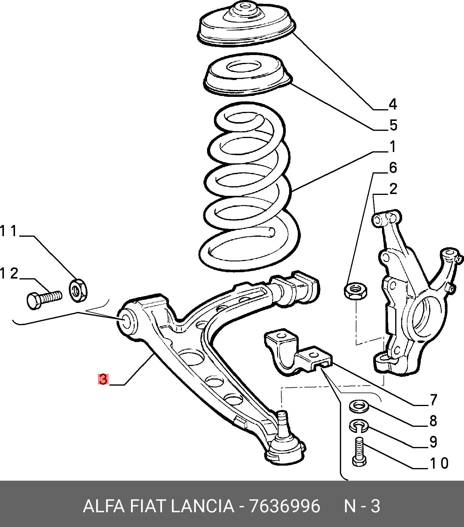 Ремкомплект Задних Рычагов Фиат Лянча Купить