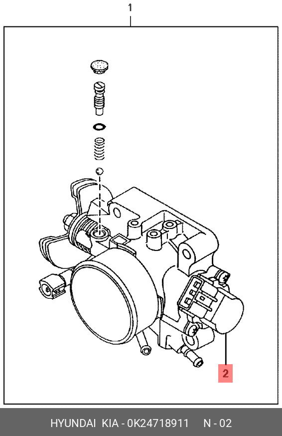 Купить Датчик Положения Дроссельной Заслонки Киа Хундай