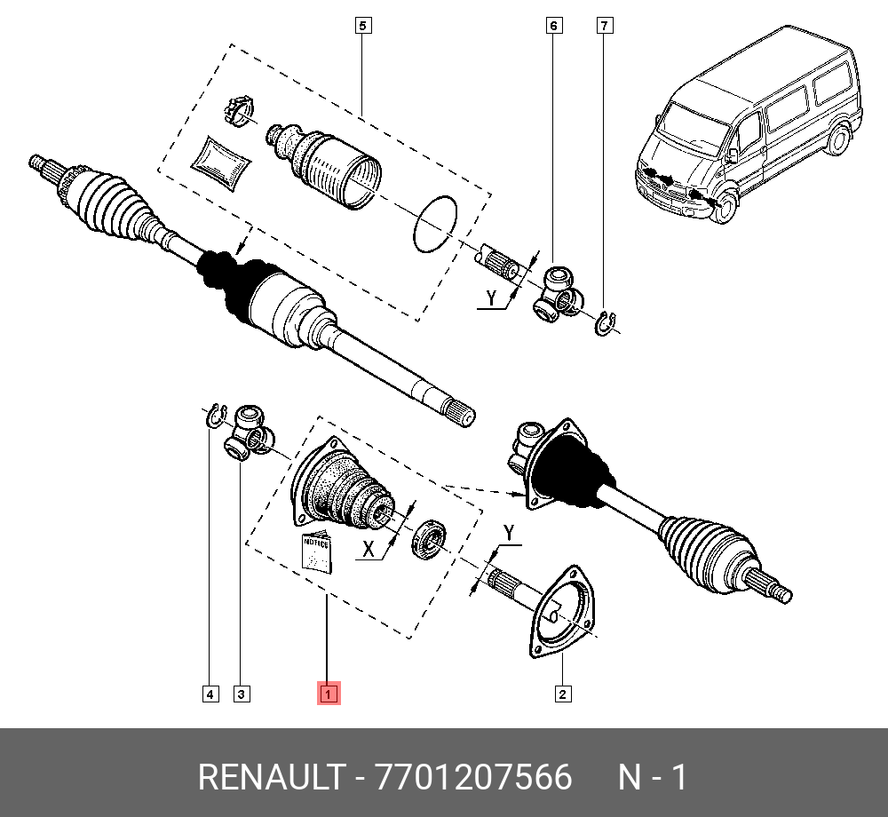 Пыльник - Renault 7701207566