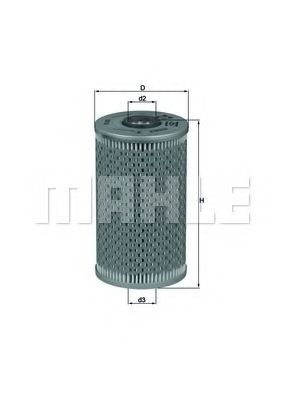 Картридж масляного фильтра - Knecht OX 96D