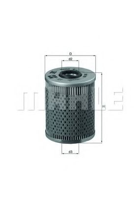 Фильтр масляный (вставка) - Knecht OX 68D