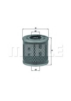 Снят, замена ox91d Фильтр масляный (вставка) - Knecht OX91DECO