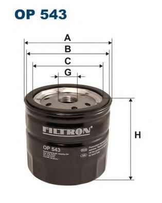 Фильтр масляный ford - FILTRON OP543