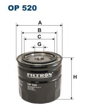 Фильтр масляный lada (ba3) - FILTRON OP520