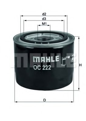 Фильтр масляный - Knecht OC 222
