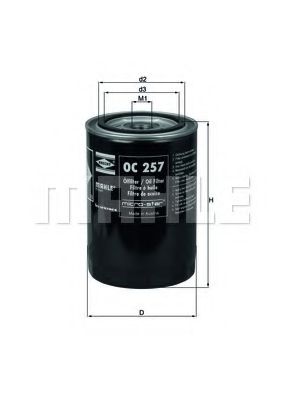 Фильтр масляный - Knecht OC 257