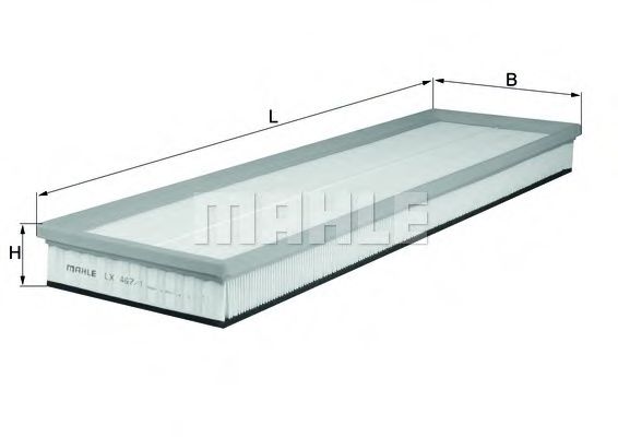 Фильтр воздушный - Knecht LX 467/1