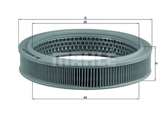 Фильтр воздушный - Knecht LX 298