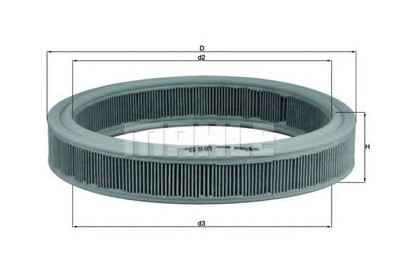 Фильтр воздушный - Knecht LX 115