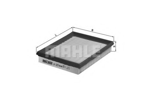 Фильтр воздушный - Knecht LX 523